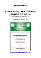 Understanding Jewish Influence - Kevin MacDonald (2004).pdf